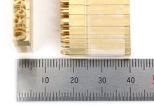 Load image into Gallery viewer, 5.5mm Size-Individual hot stamp (initials) Font:Century Gothic, (Capital, lowercase, numbers and special symbols) MLT-P0000CMN