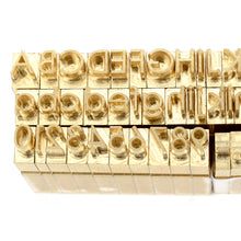 Load image into Gallery viewer, 5.5mm Size-Individual hot stamp (initials) Font:Century Gothic, (Capital, lowercase, numbers and special symbols) MLT-P0000CMN