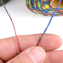 Load image into Gallery viewer, Mix Waxed Thread, Hand Sewing Thread Round Wax Thread for Hand Sewing Leather , 0.7mm-(350M), 0.9mm-(450M) length MLT-P0000COJ