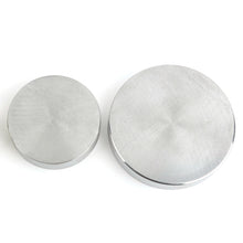 Load image into Gallery viewer, 2 kind of size Professional Steel Bench Block for Jewelry Stamping Tool and Paper weight with Chrome Plating, Leather craft tools MLT-P0000CPB