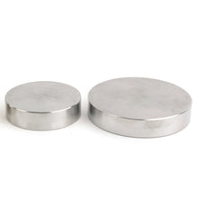 Load image into Gallery viewer, 2 kind of size Professional Steel Bench Block for Jewelry Stamping Tool and Paper weight with Chrome Plating, Leather craft tools MLT-P0000CPB