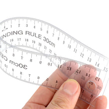 Load image into Gallery viewer, Center Flexible Ruler (30cm.60cm) ruler, the circular constant leather craft tools MLT-P0000CON