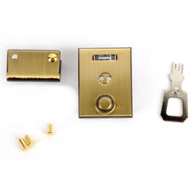 Load image into Gallery viewer, AMIET Key Lock/ M 26103.113 2.6 AGGB / High Quality Key Locks / Flip Locks For Bags, suitcase buckle,Bag Making Suppliers-MLT-P0000CPM