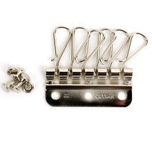 Load image into Gallery viewer, AMIET 6 Hole KeyHolder-Silver / High Quality Key Holder / Key holder Making Suppliers Leather craft tools MLT- P00000LW