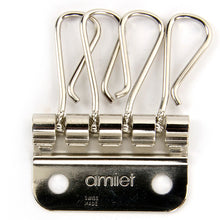 Load image into Gallery viewer, AMIET 4 Hole KeyHolder-Silver / High Quality Key Holder / Key holder Making Suppliers Leather craft tools MLT- P000000R