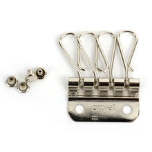 Load image into Gallery viewer, AMIET 4 Hole KeyHolder-Silver / High Quality Key Holder / Key holder Making Suppliers Leather craft tools MLT- P000000R