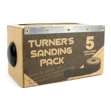 Load image into Gallery viewer, Turner's Sanding Pack. 5 kinds of grit abrasives.  The Sander on Hard paper box, sand paper, leather craft tools MLT-P0000CQT