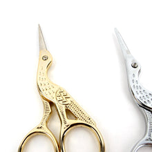 Load image into Gallery viewer, Crane Style Embroidery Scissors, small scissors clippers,Leather craft tools, MLT- P0000CQY