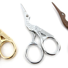 Load image into Gallery viewer, Crane Style Embroidery Scissors, small scissors clippers,Leather craft tools, MLT- P0000CQY