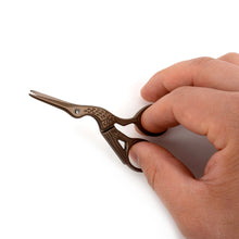 Load image into Gallery viewer, Crane Style Embroidery Scissors, small scissors clippers,Leather craft tools, MLT- P0000CQY