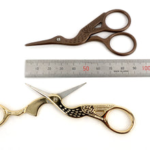 Load image into Gallery viewer, Crane Style Embroidery Scissors, small scissors clippers,Leather craft tools, MLT- P0000CQY
