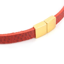 Load image into Gallery viewer, Genuine leather Strap-Dolaro,Italian Leather handle, Leather Bag Straps, Camera Strap, Belt Strap, Leather craft tools MLT-P0000CRD