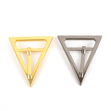 Load image into Gallery viewer, Plated Metal Belt triangle Buckles for Bags Straps, Bag Making Suppliers Leather craft tools MLT-P0000CRH