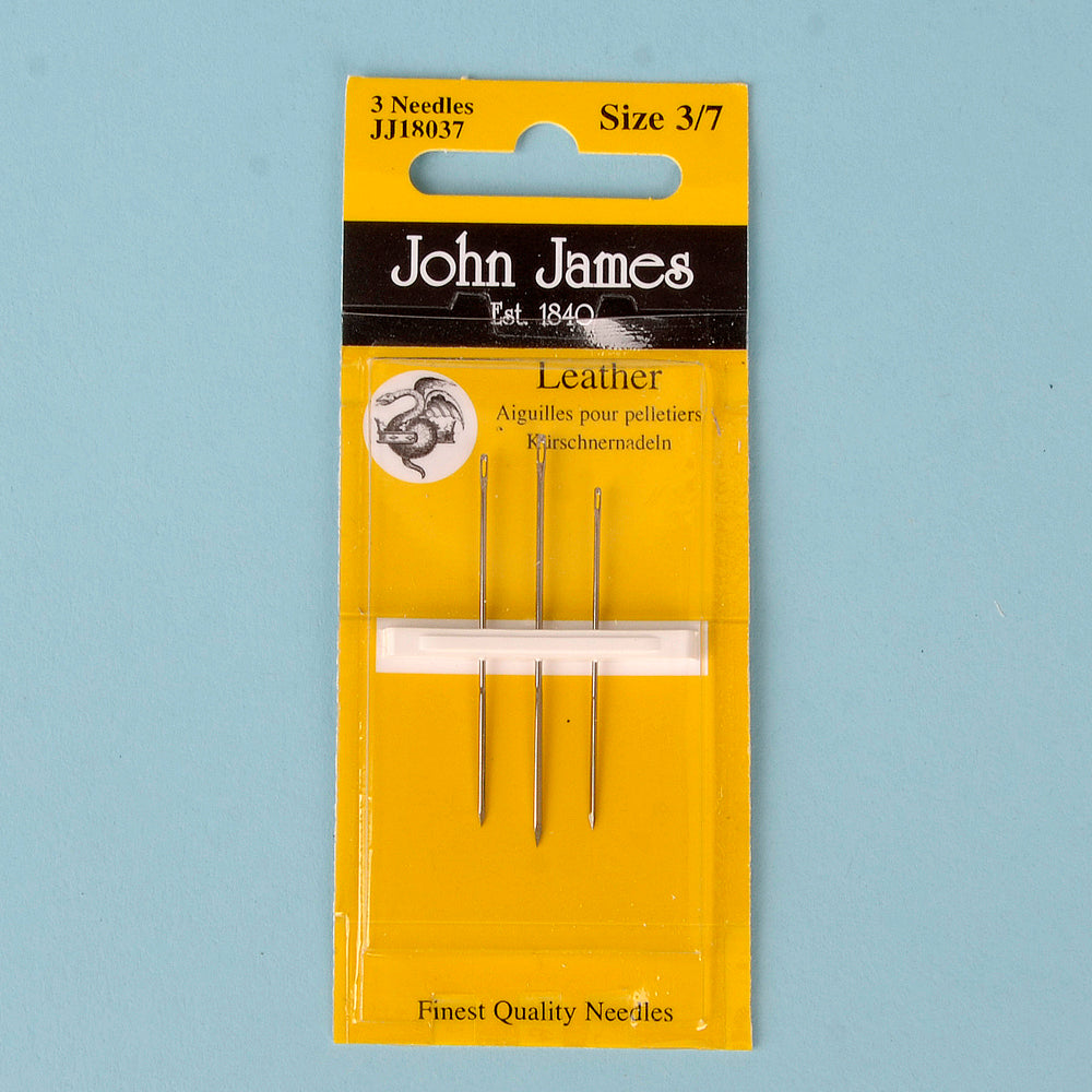 25 pcs bag Round pointed Needle Leather Hand Sewing 4 Size Leather craft  Sewing Accessories stitches John James Saddler Needles - AliExpress