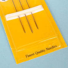 Load image into Gallery viewer, Saddlers needles Aiguilles Selliers, Leather hand sewing needles set. John James. Leather craft tool-MLT-P0000CRP
