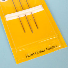 Load image into Gallery viewer, Saddlers needles Aiguilles Selliers, Leather hand sewing needles set. John James. Leather craft tool-MLT-P0000CRP