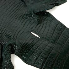 Load image into Gallery viewer, Genuine Crocodile Leather -Green (Genuine leather) for Bags, Journaling, Purses, Cuffs, Heels MLT-P0000CSU
