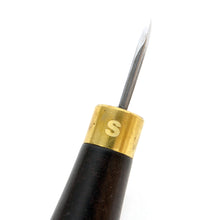 Load image into Gallery viewer, Diamond hole point shape stitching awl ebony handle, Leather craft tool-MLT-P0000CTC