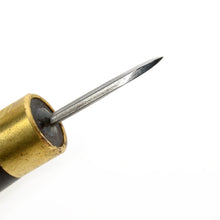 Load image into Gallery viewer, Diamond hole point shape stitching awl ebony handle, Leather craft tool-MLT-P0000CTC