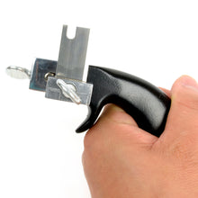 Load image into Gallery viewer, Leather Strip Strap Cutter black handle, Leather craft Tool (making strap) MLT-P0000CTB
