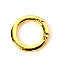 Load image into Gallery viewer, 20mm Flat Gate Spring O-Ring Round Push Snap Hooks , High Quality (Self produced) O-Rings, MLT- P0000CTH