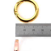 Load image into Gallery viewer, 20mm Flat Gate Spring O-Ring Round Push Snap Hooks , High Quality (Self produced) O-Rings, MLT- P0000CTH