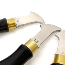 Load image into Gallery viewer, Ebony Wood Handle Edge Creaser,Stitch Line in Leather, Craft tools MLT-P0000CTQ