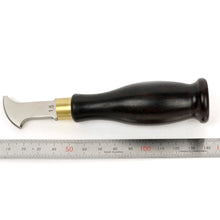 Load image into Gallery viewer, Ebony Wood Handle Edge Creaser,Stitch Line in Leather, Craft tools MLT-P0000CTQ
