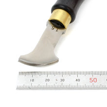 Load image into Gallery viewer, Ebony Wood Handle Edge Creaser,Stitch Line in Leather, Craft tools MLT-P0000CTQ