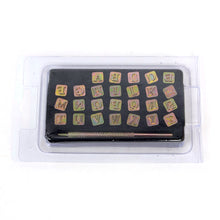 Load image into Gallery viewer, Stamping Alphabet or Number (7mm) Set, Imprint initials on the leather, leather craft tools MLT- P0000CTS