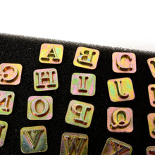 Load image into Gallery viewer, Stamping Alphabet or Number (7mm) Set, Imprint initials on the leather, leather craft tools MLT- P0000CTS
