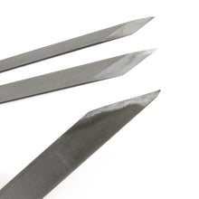 Load image into Gallery viewer, Diagonal line Leather Knife, 3 kind of blade, Straight, curved, skiver,Leather craft tools-MLT-P0000CUI