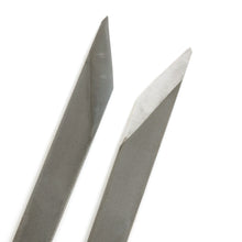 Load image into Gallery viewer, Diagonal line Leather Knife, 3 kind of blade, Straight, curved, skiver,Leather craft tools-MLT-P0000CUI