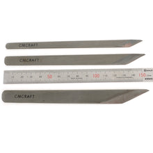 Load image into Gallery viewer, Diagonal line Leather Knife, 3 kind of blade, Straight, curved, skiver,Leather craft tools-MLT-P0000CUI