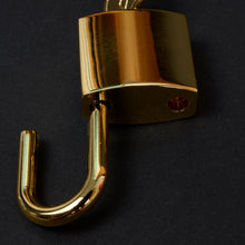 Load image into Gallery viewer, Lock and Key(ver.4-Flat Key), Working Lock , Mini Lock, Small Padlock, Padlock, Padlock and Key Leather craft tools MLT-P0000CUK