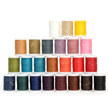 Load image into Gallery viewer, Poly Waxed Thread, Hand Sewing Thread Round Wax Thread for Hand Sewing Leather, Leather craft tools MLT-P0000CUL