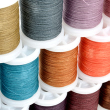 Load image into Gallery viewer, Poly Waxed Thread, Hand Sewing Thread Round Wax Thread for Hand Sewing Leather, Leather craft tools MLT-P0000CUL