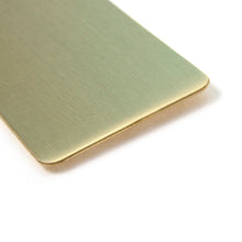 Load image into Gallery viewer, Brass Ruler, inch and CM ruler, 2 kind of size -12cm15cm, Leather craft tools MLT- P0000CUM