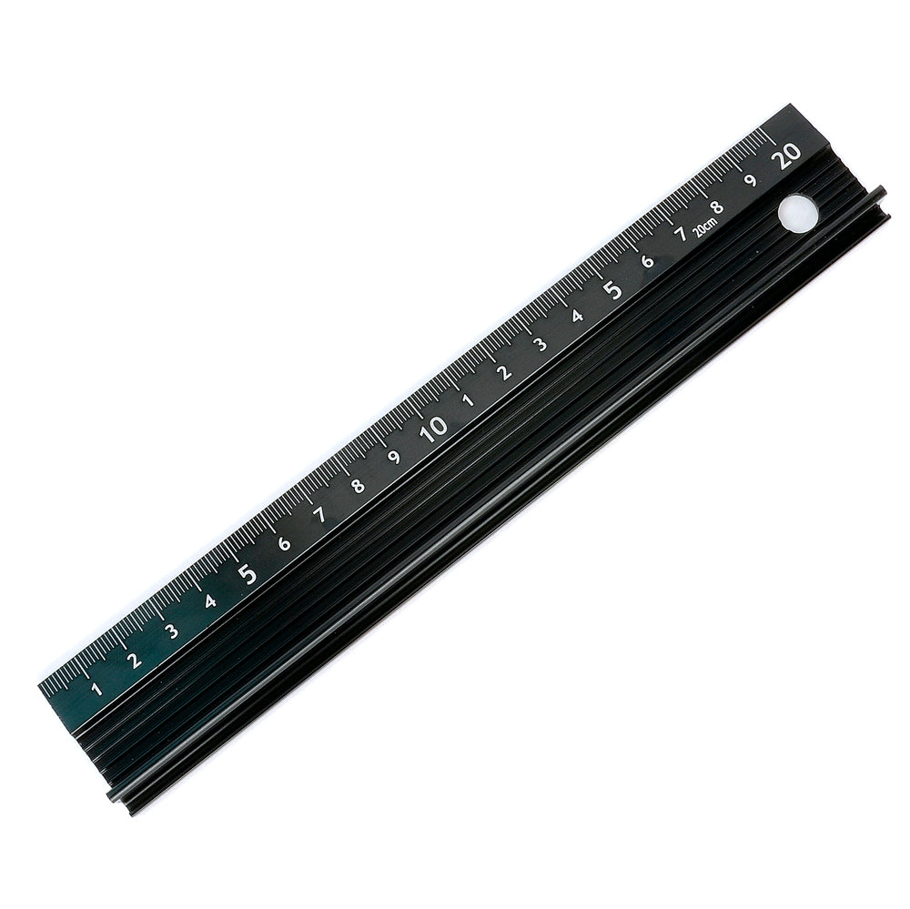 Safety Ruler, Prevent being cut off ruler, leather craft tools, Cutting  Black ruler, 20,30,45cm, leather craft tools MLT-P0000CUO