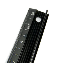 Load image into Gallery viewer, Safety Ruler, Prevent being cut off ruler, leather craft tools, Cutting Black ruler, 20,30,45cm, leather craft tools MLT-P0000CUO