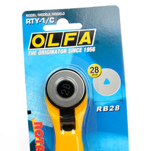 Load image into Gallery viewer, Rotary cutter, Olfa rotary cutter, rotary blade 28,45mm, Leather craft tools, MLT-P0000CUP