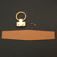 Load image into Gallery viewer, DIY Keyring set with High quality Keyring Holder, Making Keyring,Leather craft tools MLT-P0000CUU