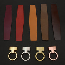 Load image into Gallery viewer, DIY Keyring set with High quality Keyring Holder, Making Keyring,Leather craft tools MLT-P0000CUU
