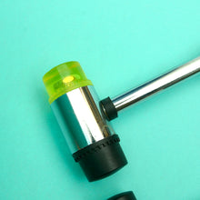 Load image into Gallery viewer, Rubber Mallet for leather craft tool,Dual-purpose rivet Hammer, 2 different side head hammer, Leather craft tools MLT-P0000BRB