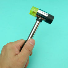 Load image into Gallery viewer, Rubber Mallet for leather craft tool,Dual-purpose rivet Hammer, 2 different side head hammer, Leather craft tools MLT-P0000BRB