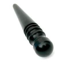 Load image into Gallery viewer, Black Wood Edge Slicker Burnisher Polishing DIY Woodworking Tools, Handmade Leather Craft tools MLT-P0000CVX