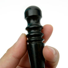 Load image into Gallery viewer, Black Wood Edge Slicker Burnisher Polishing DIY Woodworking Tools, Handmade Leather Craft tools MLT-P0000CVX