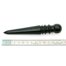 Load image into Gallery viewer, Black Wood Edge Slicker Burnisher Polishing DIY Woodworking Tools, Handmade Leather Craft tools MLT-P0000CVX