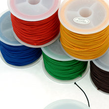 Load image into Gallery viewer, 1mm Rubber Band Cord for diary,25m, Making Diary, Leather craft tools MLT- P0000CWL