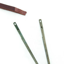 Load image into Gallery viewer, Leather Lacing Needles 2 size, 2needles included, Leather Hand Sewing Needles, Leather craft tools MLT-P0000CWU
